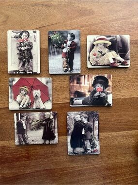 Lot of 7 Vintage1994 1995 Kim Anderson 3d Magnets